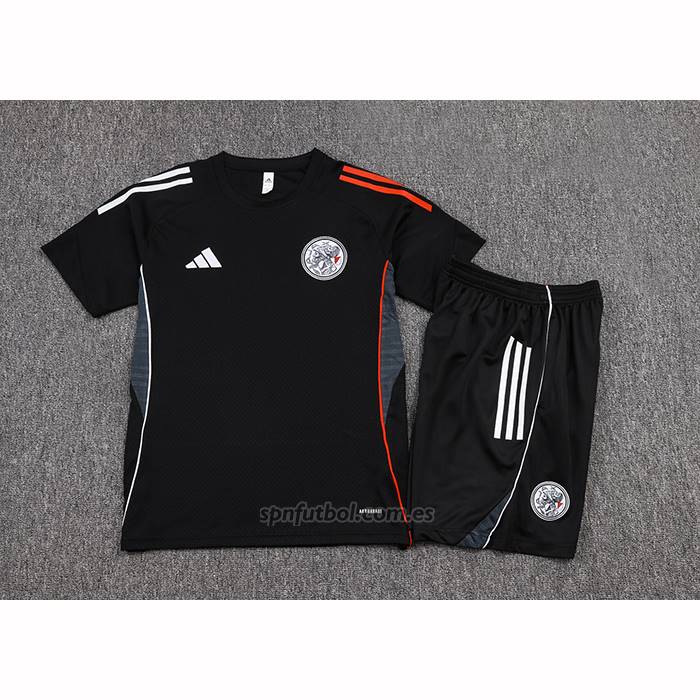 Chandal del Ajax Manga Corta 2025-2026 Negro - Pantalon Corto